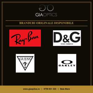 Branduri de Ochelari Originali la GIAOPTICS Baia Mare — Lista Completă 2026